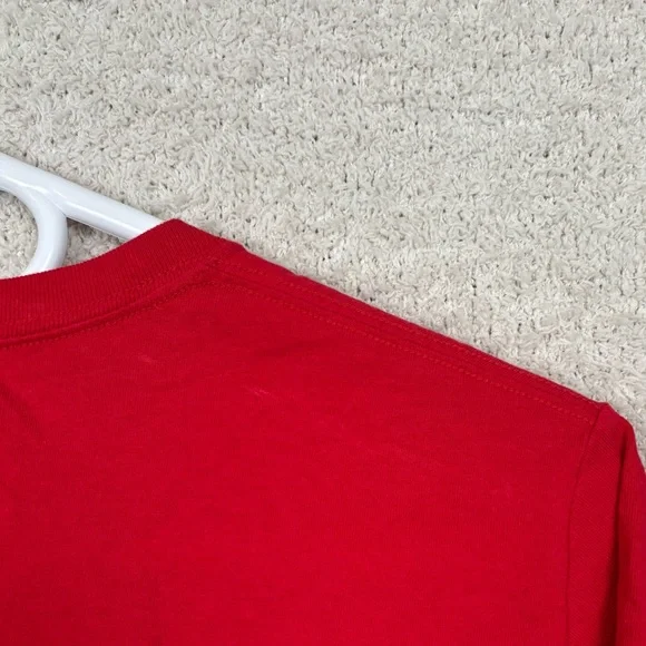 Champion Shirt Mens Small Red School Georgia Football Short Sleeve Crew Neck Tee - Picture 8 of 9
